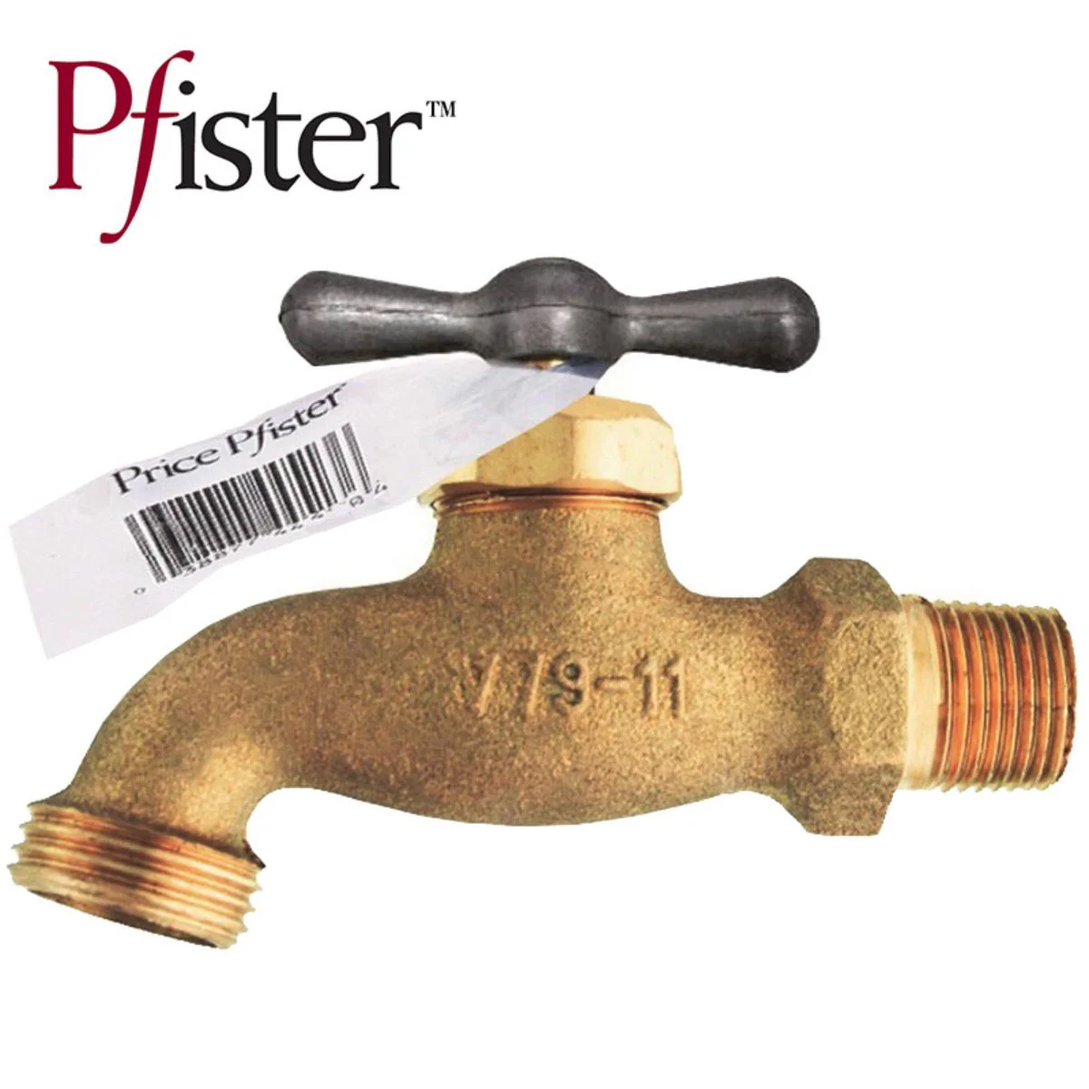 LLAVE DE CHORRO AGUA "PRICE PFISTER" DE BRONCE 1/2"
