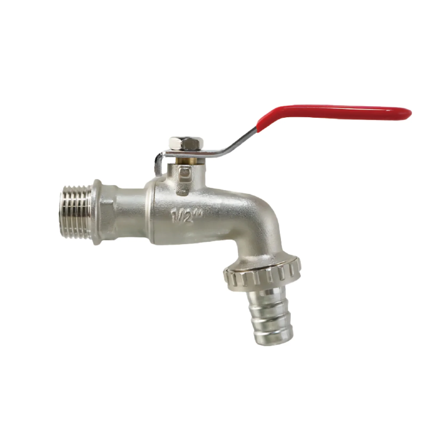 Llave De Jardín 1/2" Con Coupling Para Manguera Sin Rosca De Salida, Con Palanca De Medio Giro. - Image 2