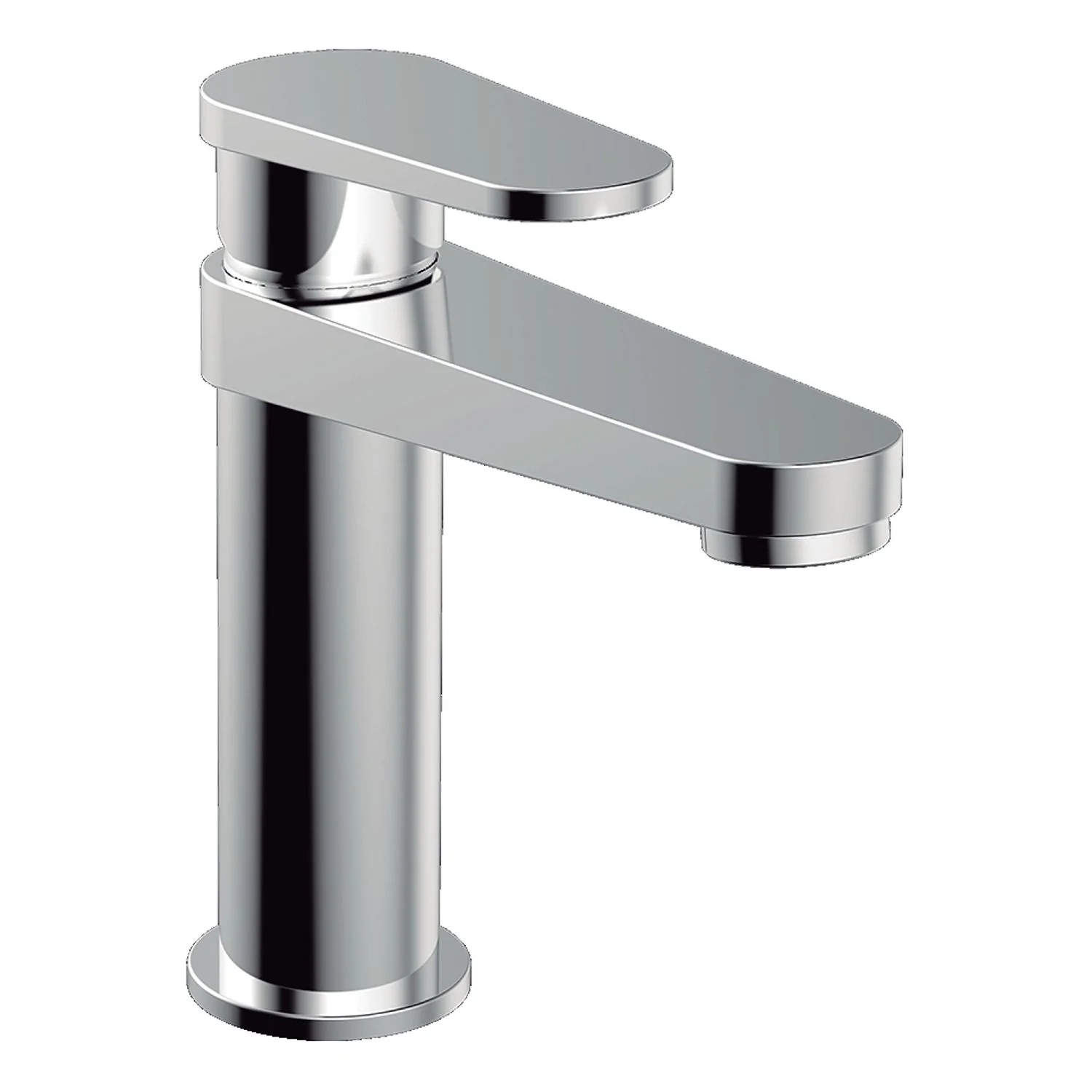 Llave De Lavamanos BAJA Monomando Mezcladora Con Mangueras Y Cubierta - Image 2
