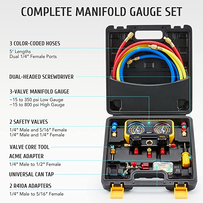 Manómetros Para R32 Gas Refrigerante Para Aires Acondicionados - Image 2
