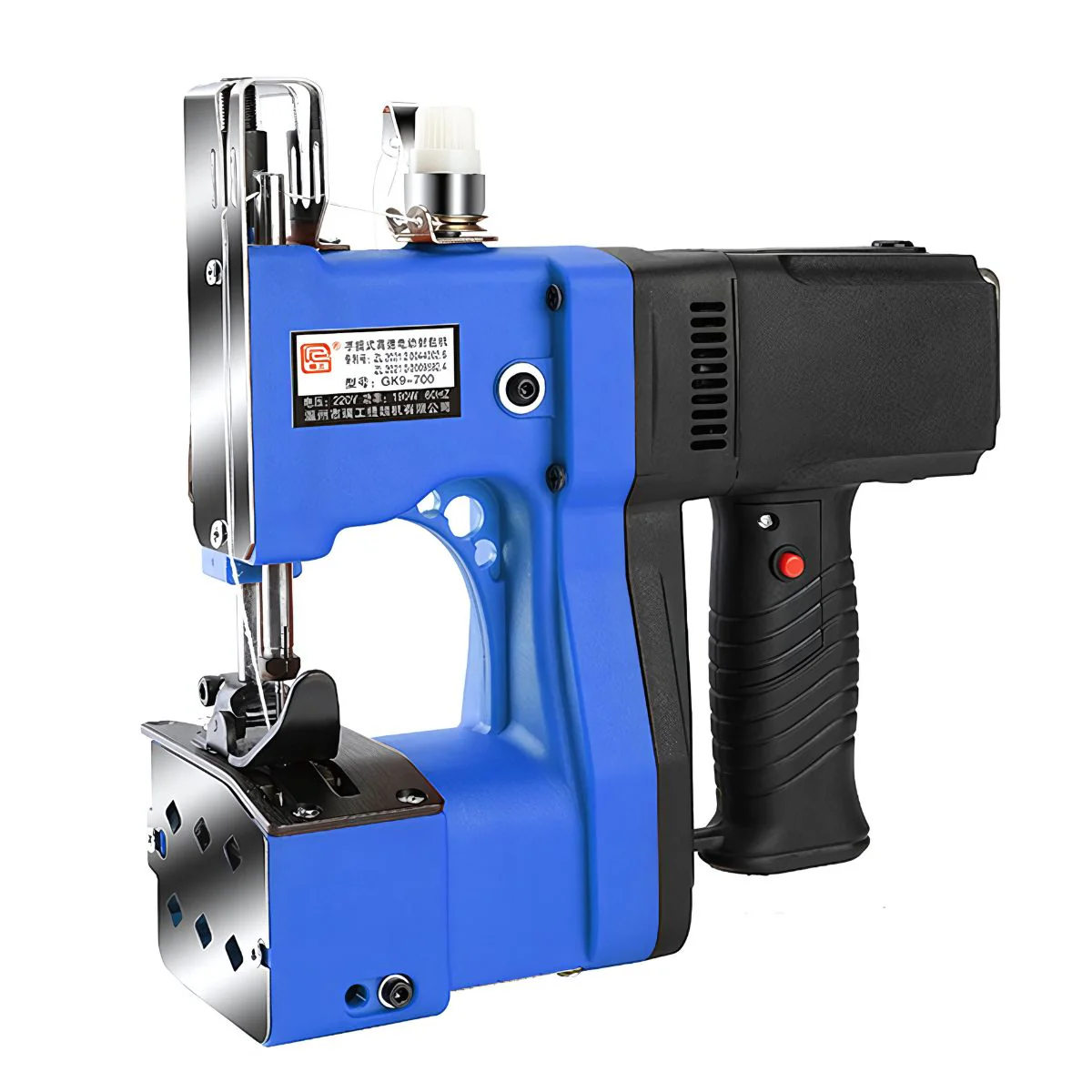 Máquina Cosedora Para Coser Sacos Portátil Industrial 2600RPM. Costura Rápida Para Agro Y Empaque. Con Cortador Automático De Hilo 2X3. Selladora De Bolsas 110V.