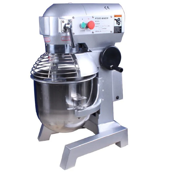 Mezclador Planetario 10L 370 Watt 450*350*640Mm 220V/60Hz Velocidad:90/160/300 R/Min. Peso 60 Kilos