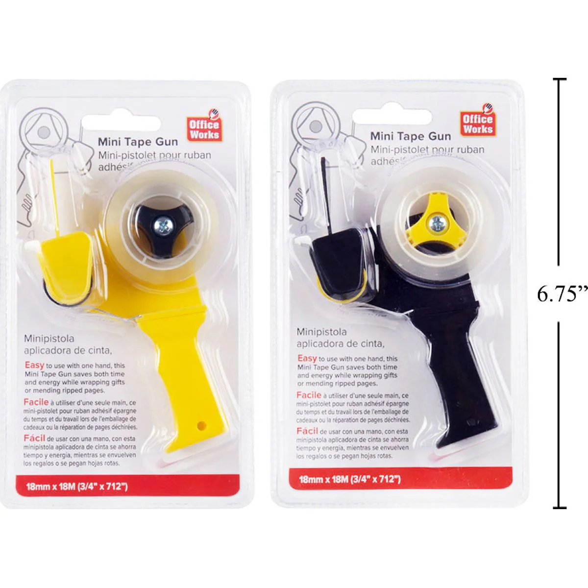 Mini Pistola Dispensador De Cinta Pegante (1Pza) (Viene En Colores Variados Al Azar) - Image 6