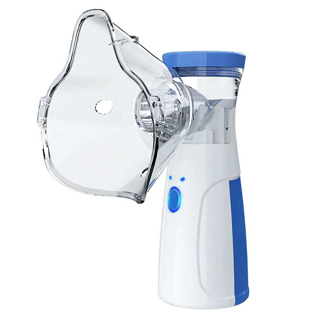 Nebulizador Portátil De Malla Ultrasónica. Inhalador Mini Silencioso 8Ml. Recargable USB-C. Ideal Para Adultos Y Niños.