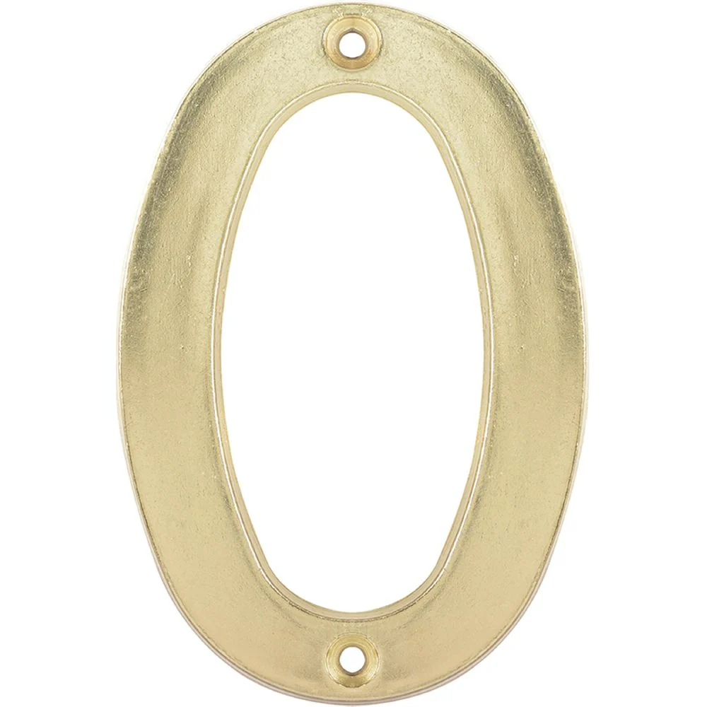 Numero 0 Slim 4" Latón Brillante Lock - Image 5