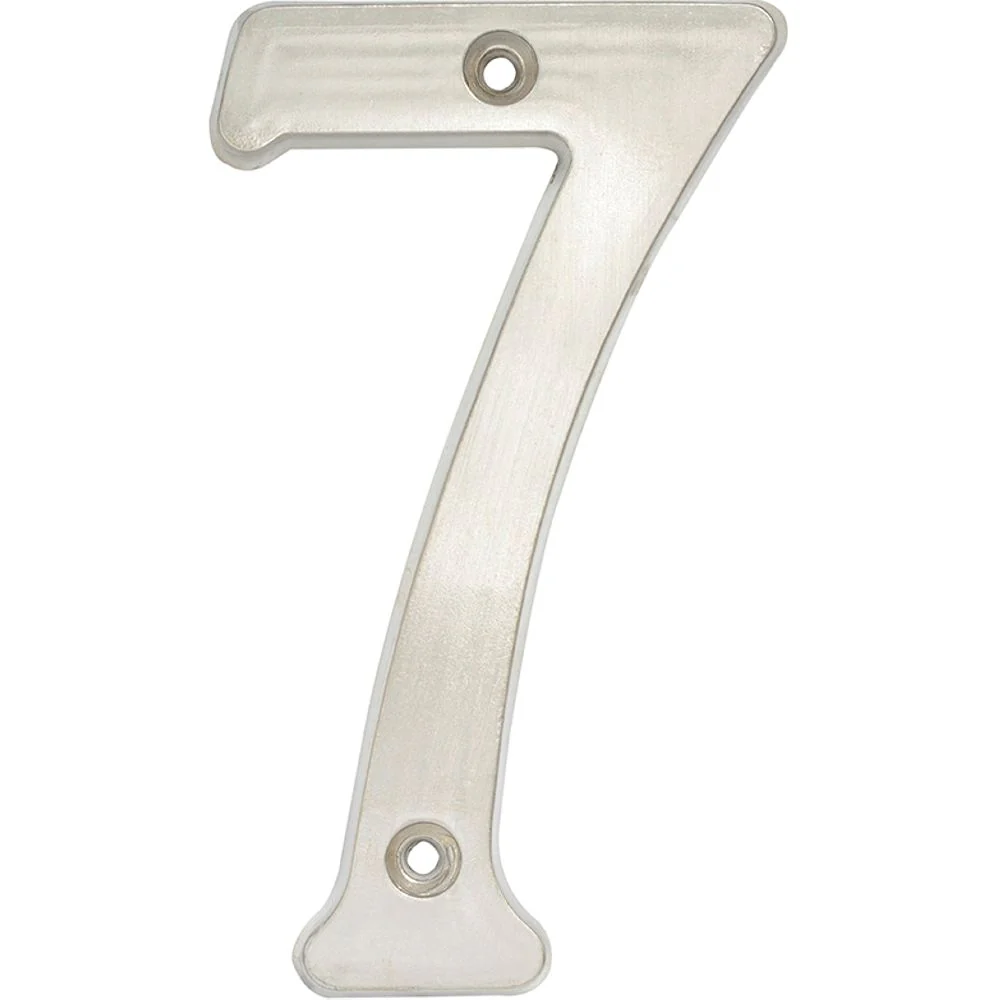 Numero 7 Slim 4" Cromo Satinado Lock - Image 8