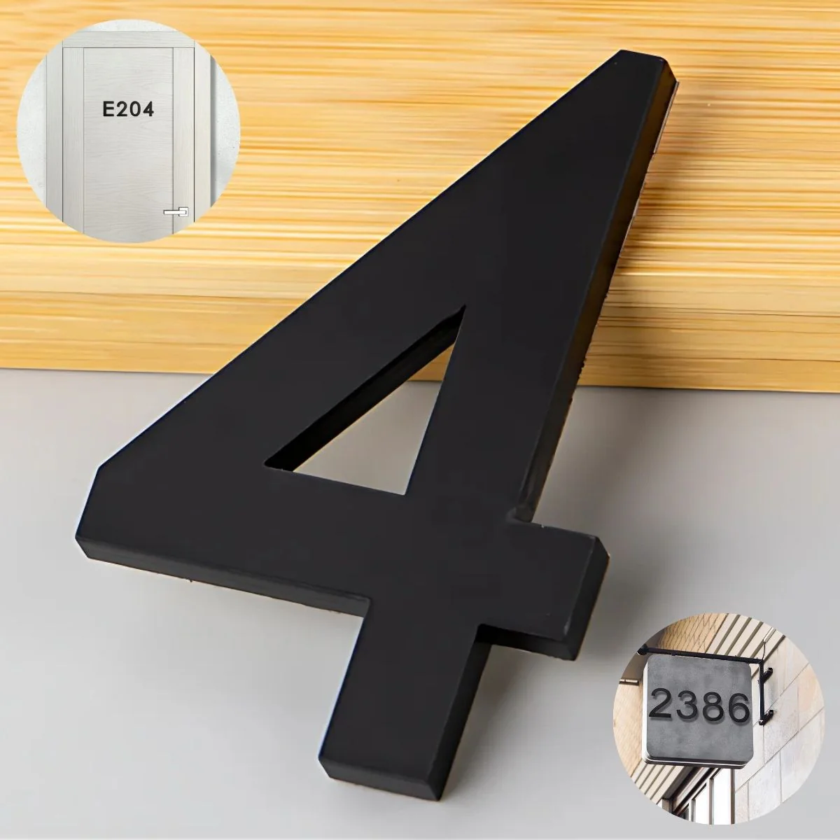Números En Acrílico Autoadhesivo 10X6.6Cm Para Fachadas Y Puertas. Letrero Señal Numérica Adhesiva. (Unidad) - Image 7