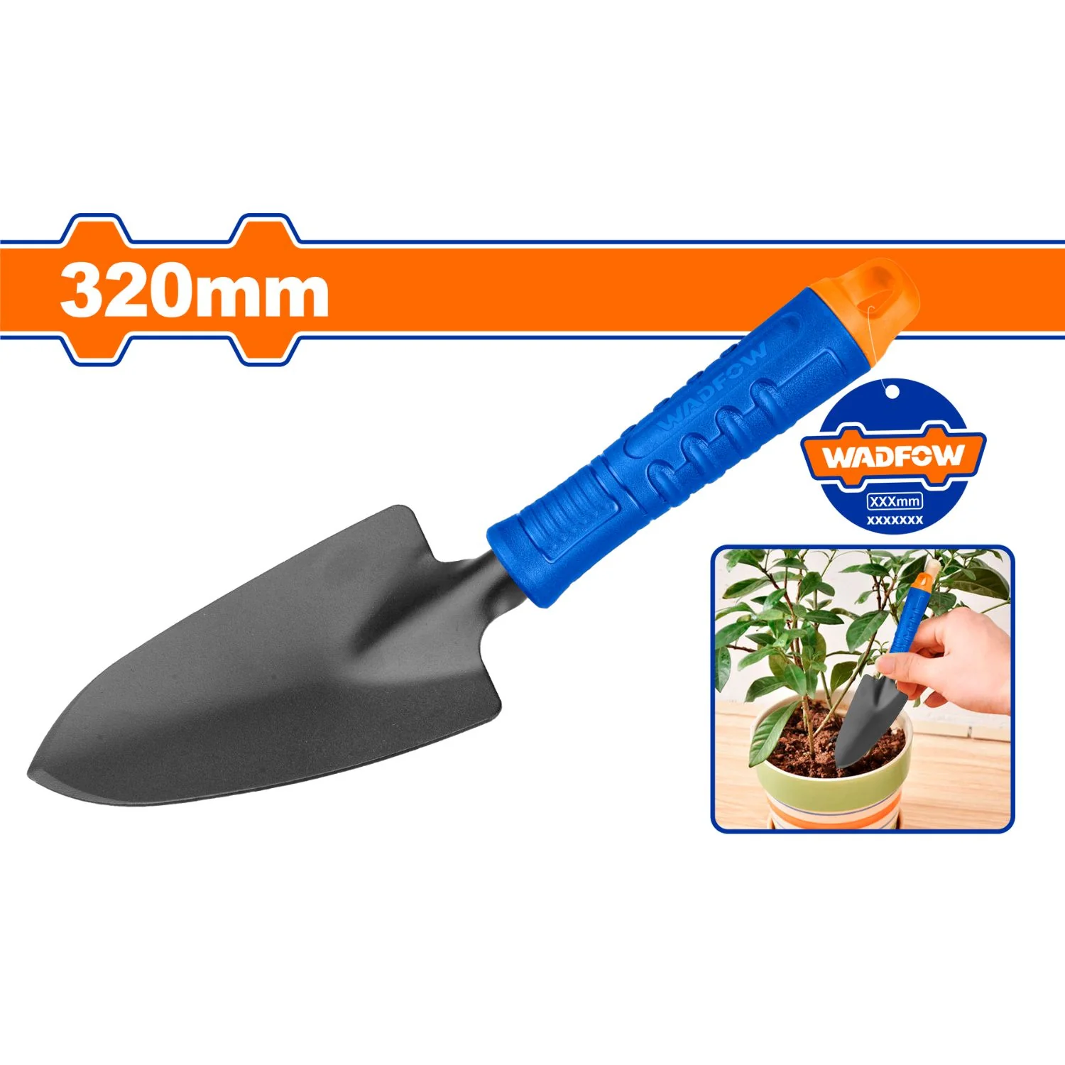 Pala De Jardinería 320X67mm. Mango Cómodo. Cuchilla Con Recubrimiento. - Image 2
