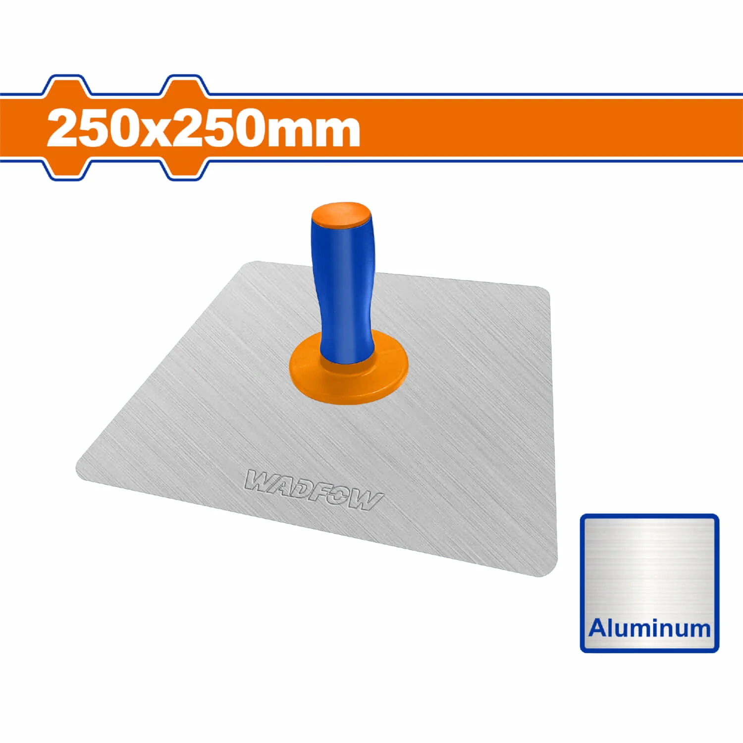 Paleta De Aluminio Para Gypsum 250X250mm Mango De Plástico. Halcon De Yeso. Bandeja Para Gyspum Drywall Pastear Pasteo