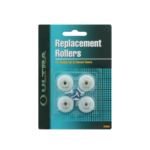 Paquete De 4 Ruedas Deslizantes De 7/8" Para Puertas De Duchas De Vidrio - Image 2