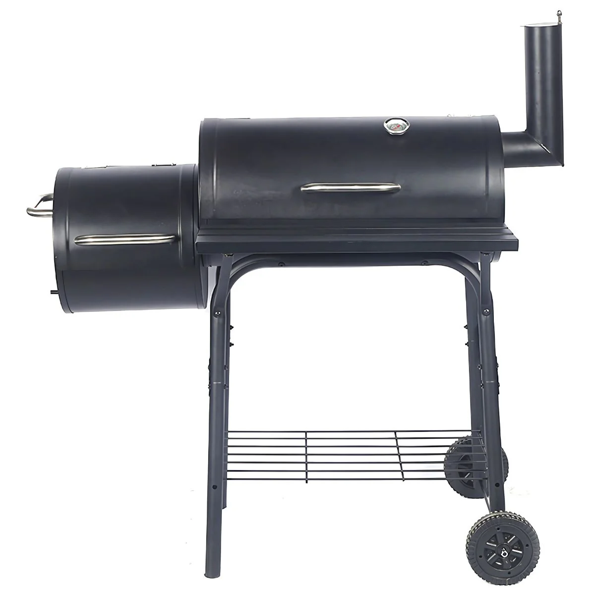 Barbacoa Parrilla BBQ Con Asador Ahumador Multifuncional Para Cocción Y Ahumado. Barbacoa.
