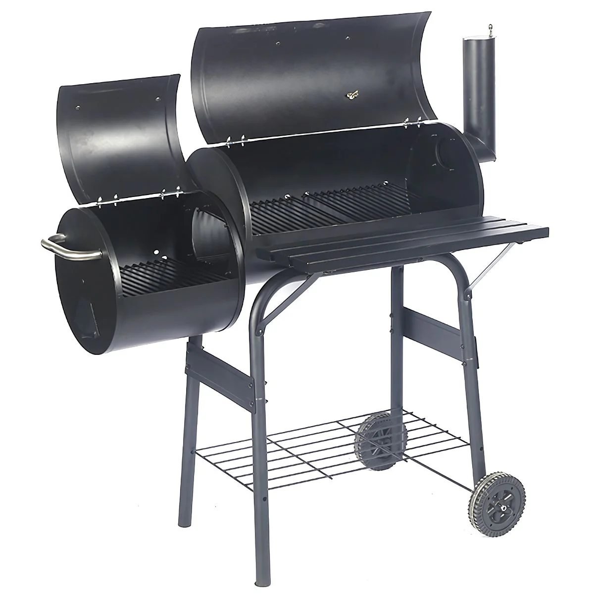 Barbacoa Parrilla BBQ Con Asador Ahumador Multifuncional Para Cocción Y Ahumado. Barbacoa. - Image 3