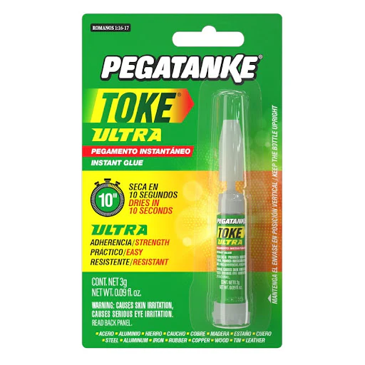 Pegamento Instantáneo Toke Ultra 3 Gramos. Pegatanke