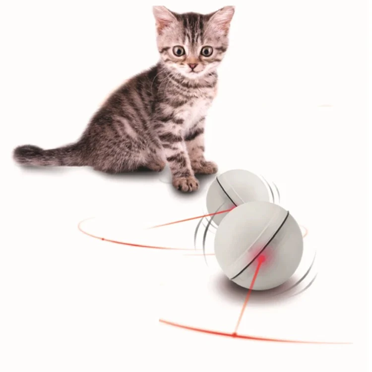 Pelota Con Luz Laser Para Gatos. Tamaño 6.4Cm Baterias Inlcuidas. Colores Surtidos. - Image 2