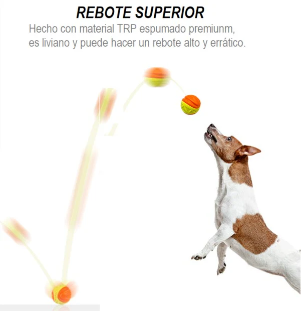 Pelota Resistente X-FOAM Naranja Para Mascota - Image 3