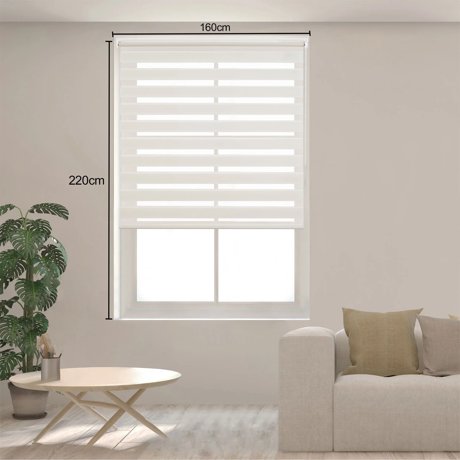 Persianas  Roller Enrollable Eclipse Dual BLANCO LUMINA  INSPIRE - Image 9