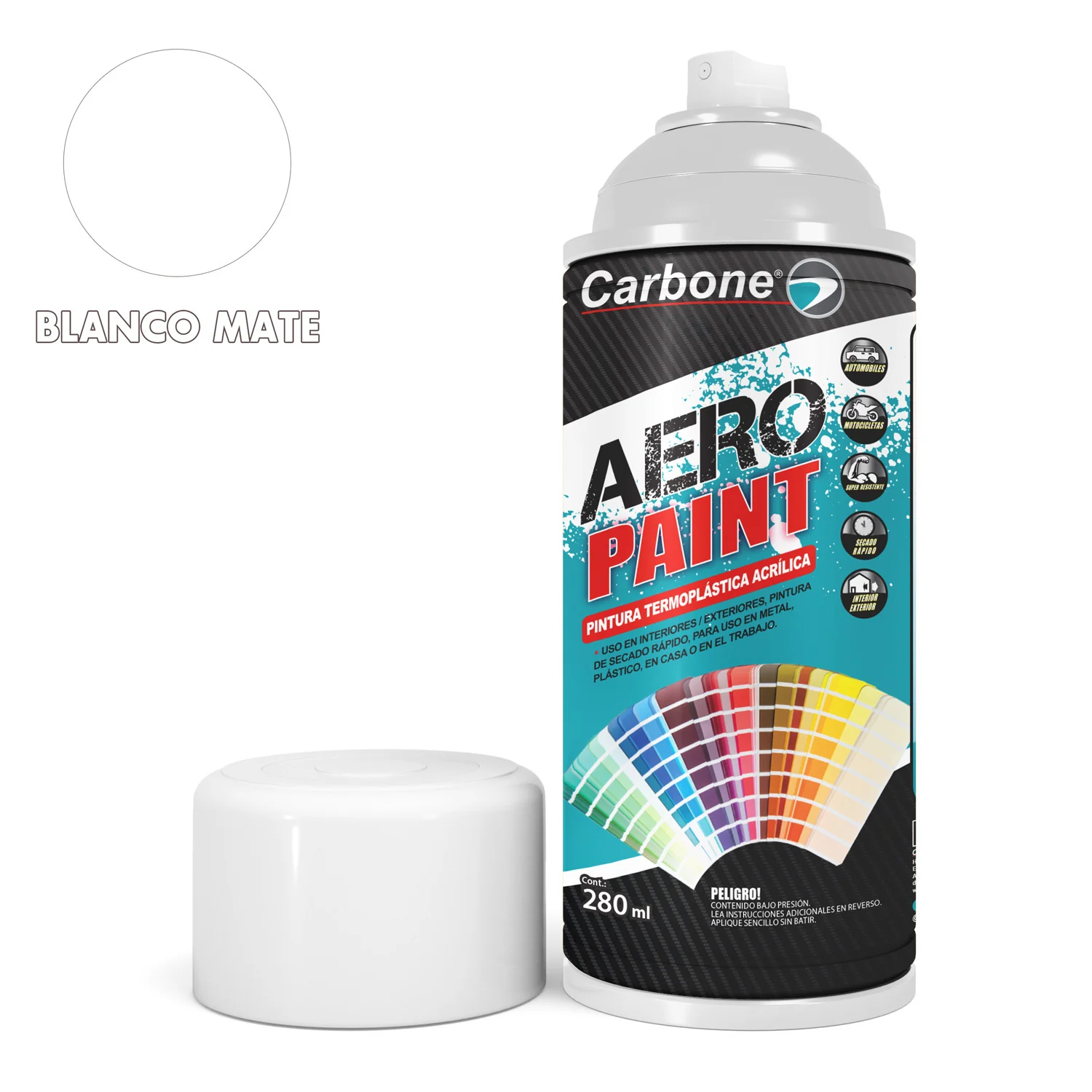 Pintura Aerosol En Spray. Interiores Y Exteriores Alta Calidad 280Ml - Image 5