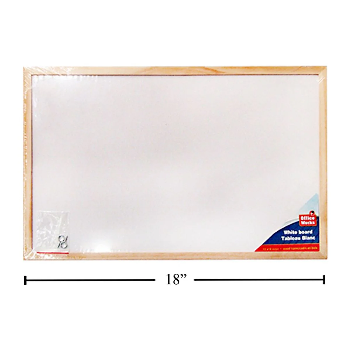Pizarra Blanca De 12 X 18 "Con 2 Ganchos Metálicos - Image 4