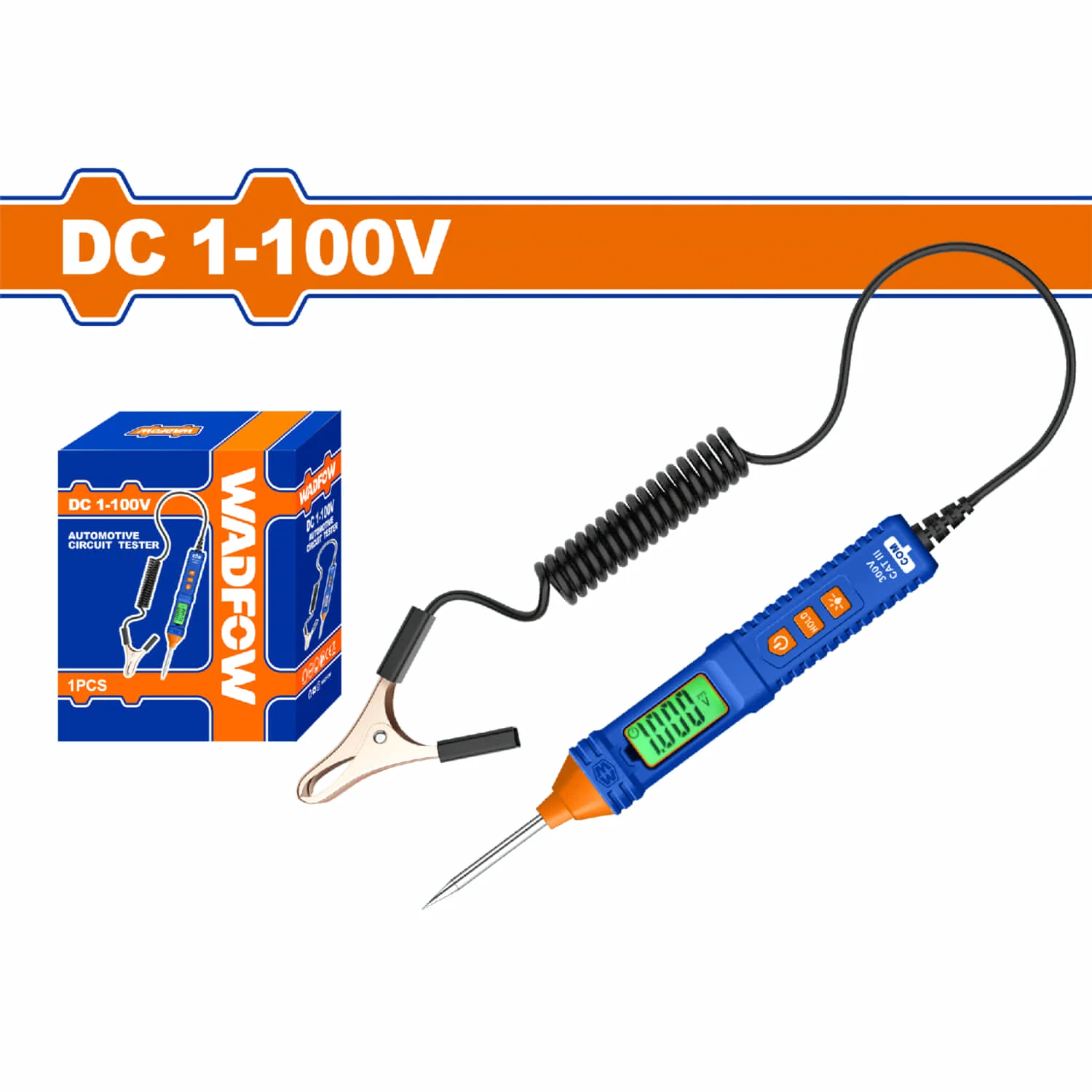 Probador De Voltaje DC 1-100V. Longitud Máx: 2700Mm.