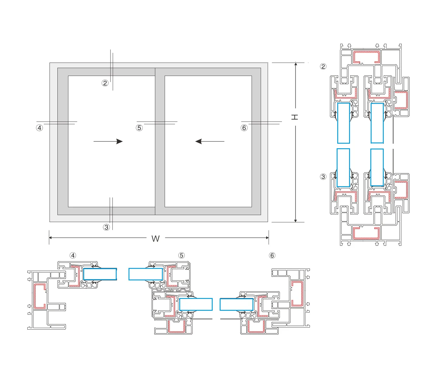 Puerta Ventana Corredera UPVC Blanca 200X220cm Reforzada Anti UV Con Vidrio De Seguridad Templado 5Mm (5 Años De Garantía) No Incluye Malla Mosquitera - Image 2