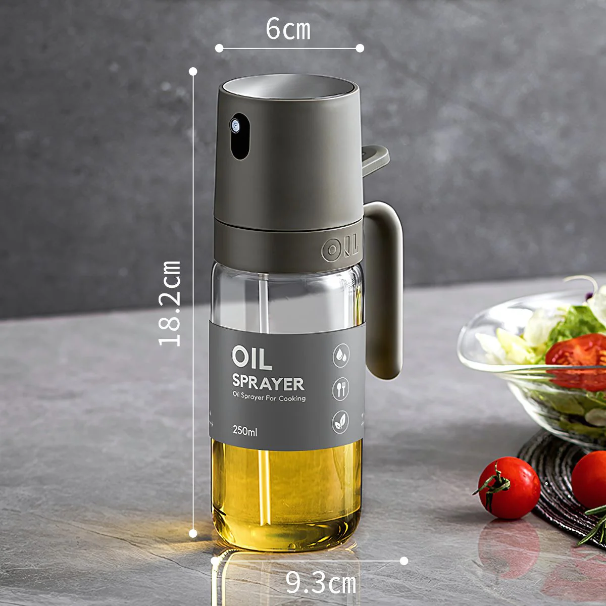 Pulverizador Spray De Aceite Para Cocinar. Dispensador 250Ml (8.5 Fl Oz) Aceitera - Image 2