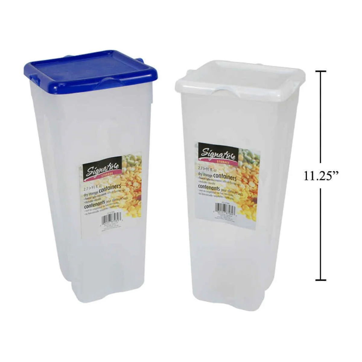 Recipiente Almacenamiento Seco91 Oz Con Tapa4.75X4.75X11 " (1 Pza) (Colores Variados Al Azar) - Image 5
