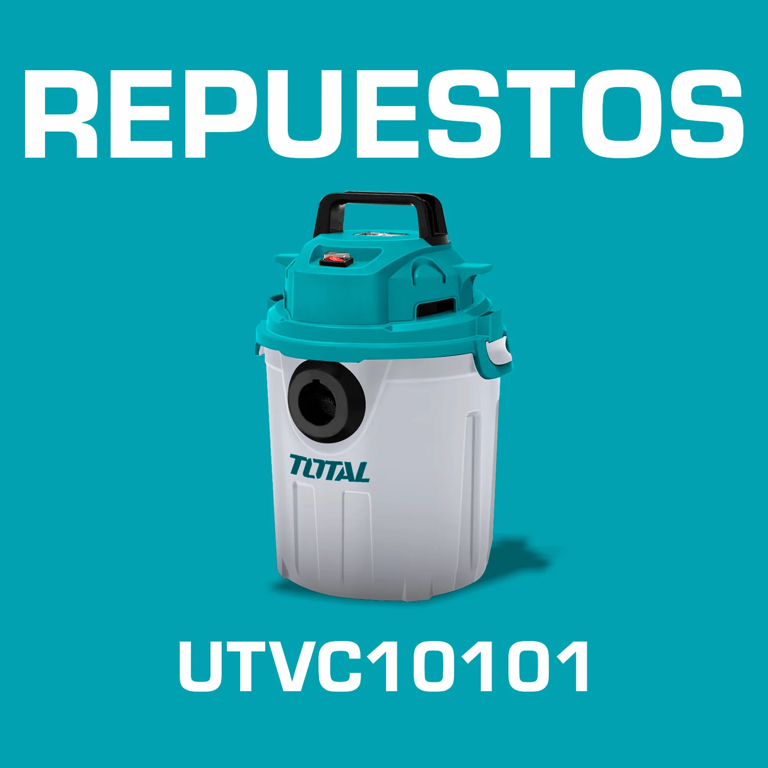 Repuestos Aspiradora De Limpieza Seco O Mojado 10L. 1000W. Codigo UTVC10101