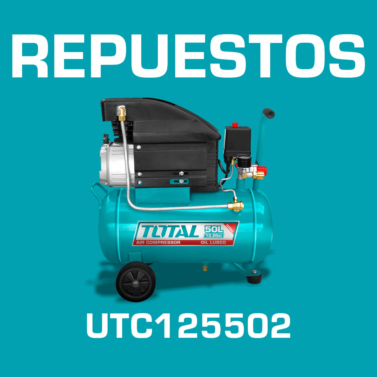 Repuestos Compresor De Aire 2.5Hp 50L 110V/60Htz Codigo UTC125502