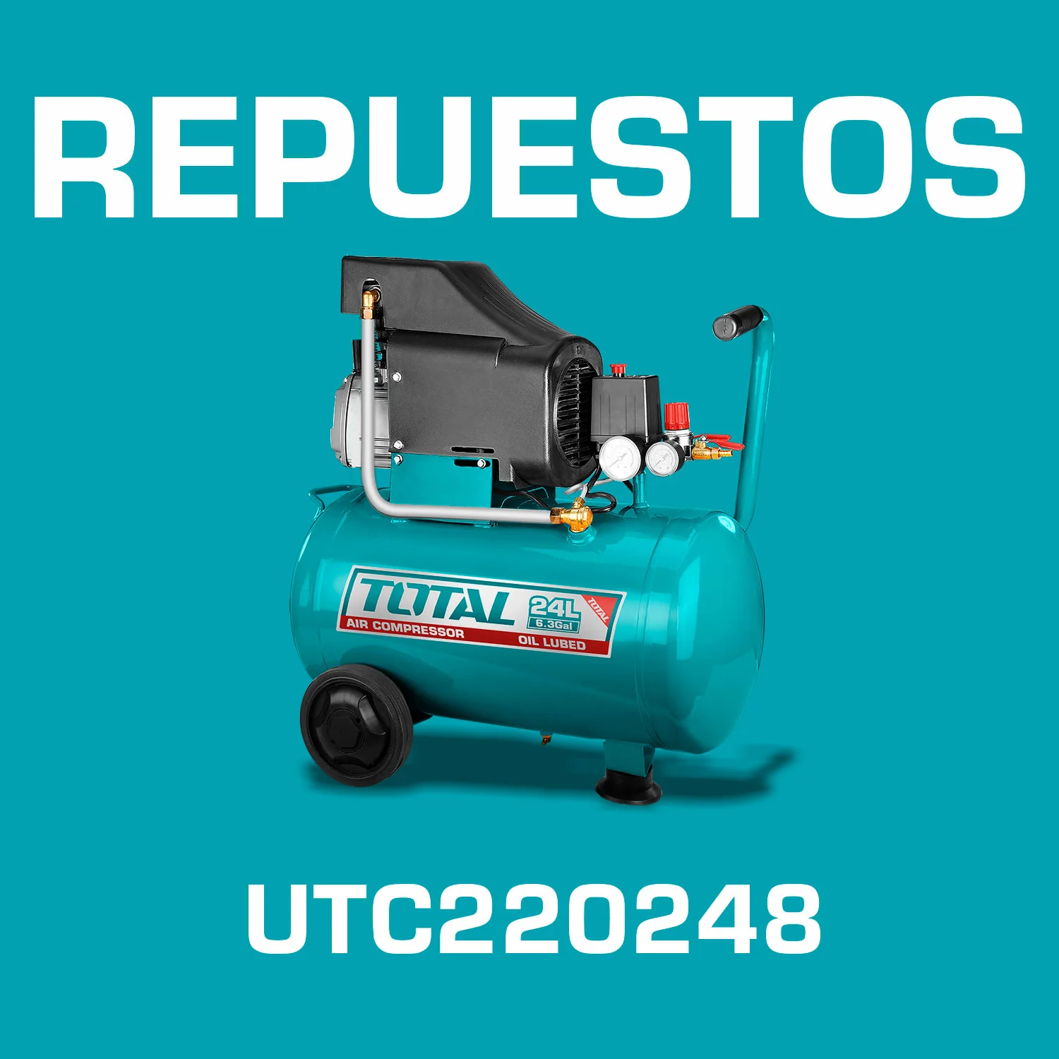 Repuestos Compresor De Aire 2Hp 24L 110V Codigo UTC220248
