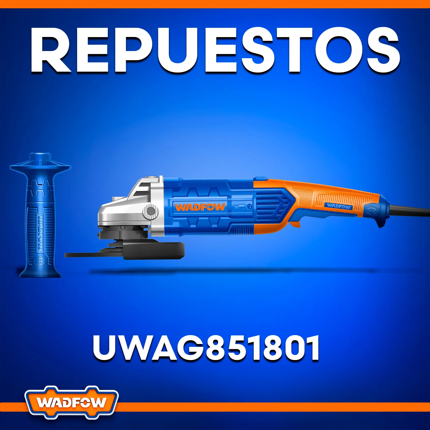 Repuestos De Esmeriladora Angular 7" 1800W.  UWAG851801