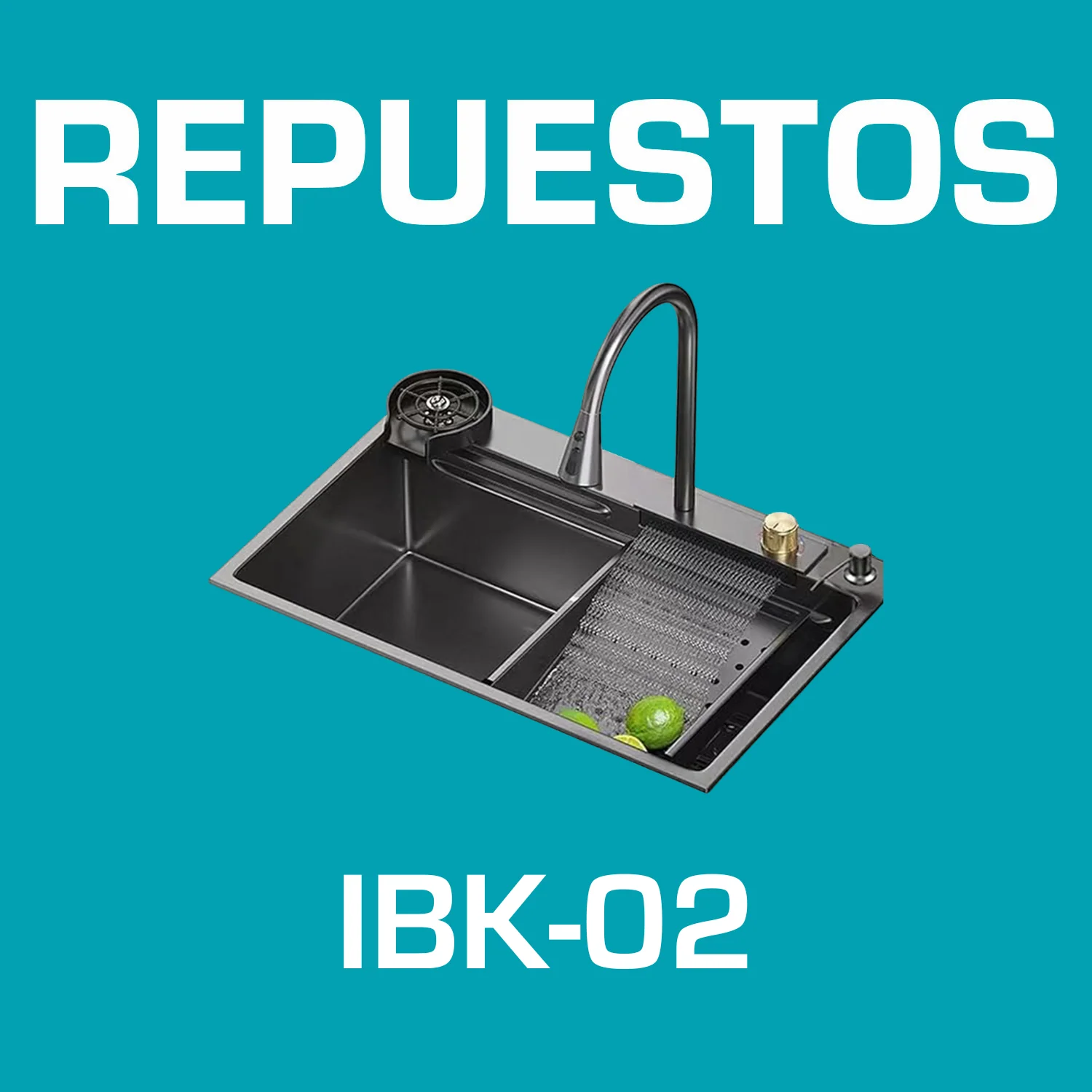 Repuestos De Fregador De Cocina Sencillo Con Accesorios Código IBK-02