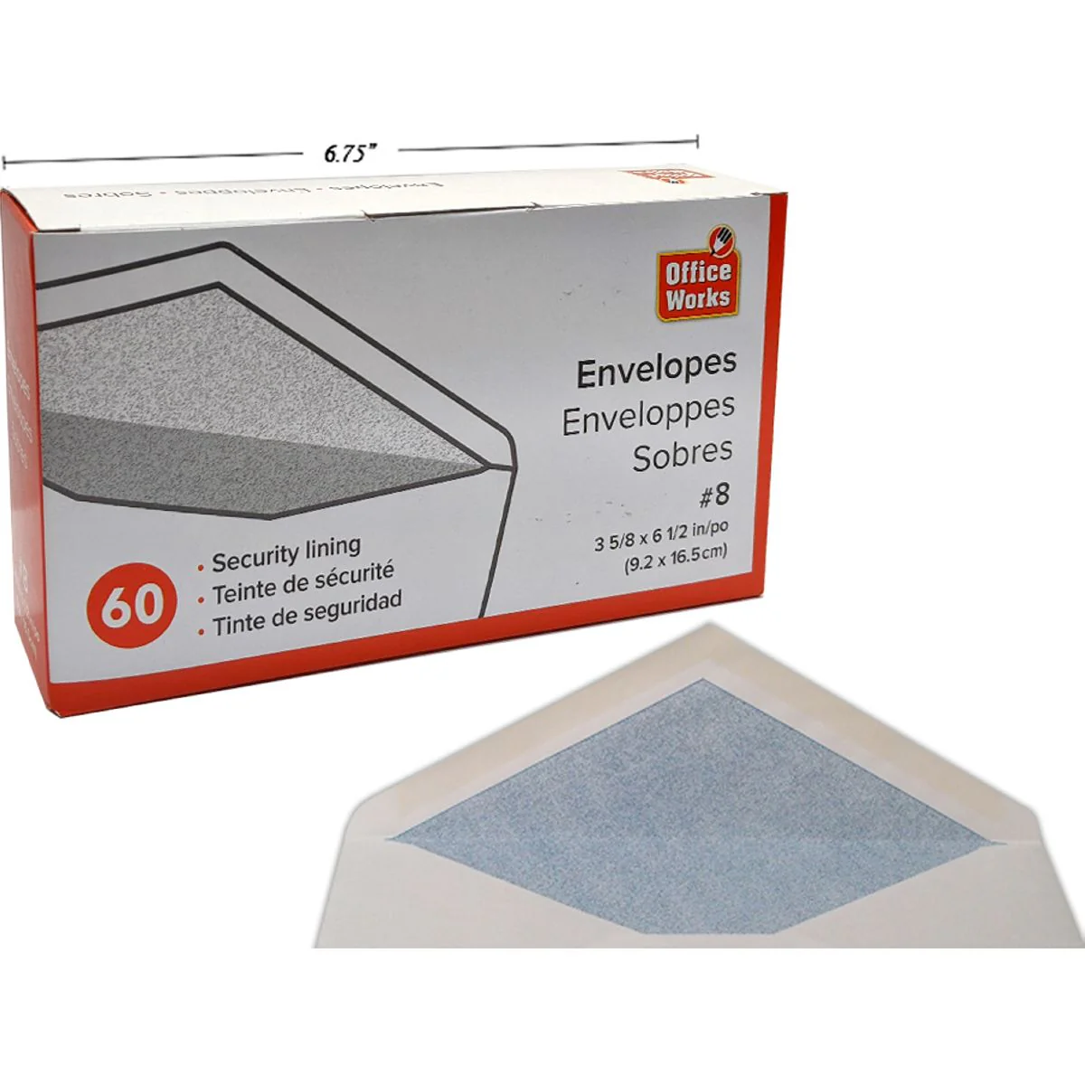 Sobres De Seguridad N.O 8 De 60 Piezas, En Caja - Image 5