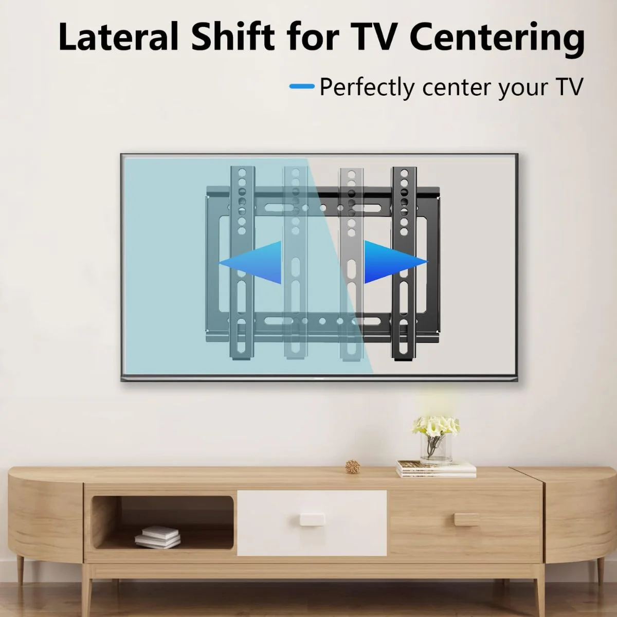 Soporte De TV Ajustable Para Pantallas De 14-42''. Brazo De Pared Fijo Para Televisor. - Image 3