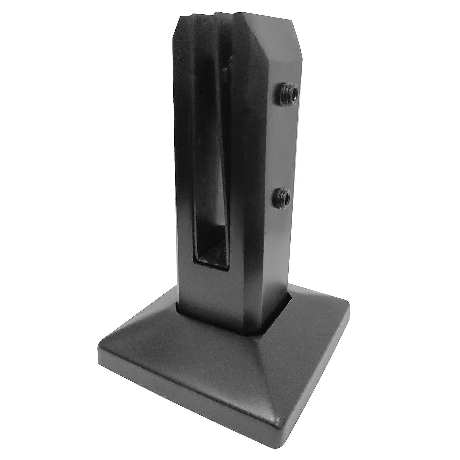 Soporte Para Barandas Color Negro (Sin Perforacion En Vidrios) - Image 3