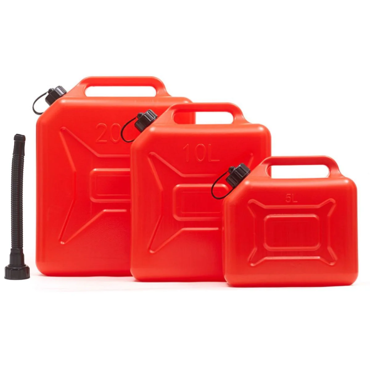 Tanques Para Gasolina, Bidón, Barril, Contenedor Para Combustible, Aceite, Diesel, Con Boquilla Flexible, Pimpina.