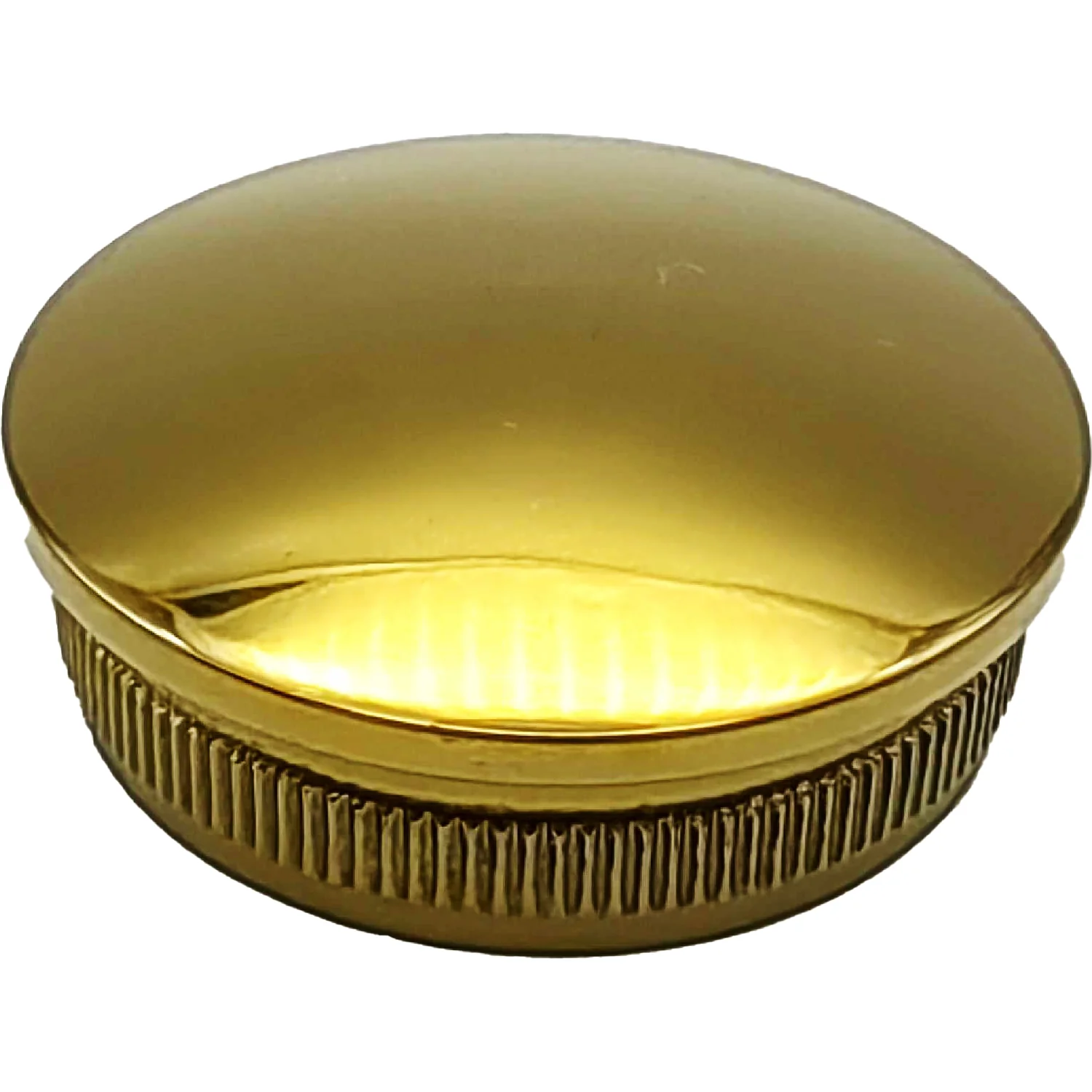TAPA OVALADA Para PASAMANOS 42,4 X1,5 Mm, 304SS-PVD Inox Bronce Pulido