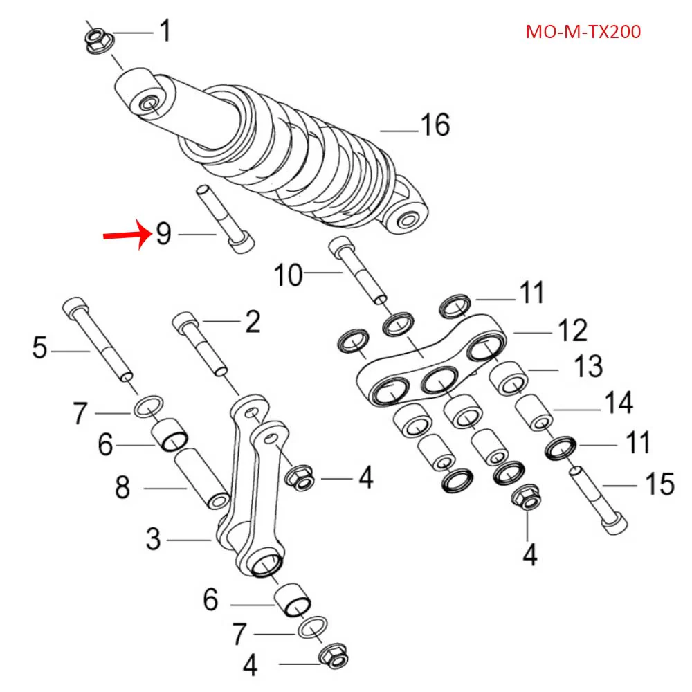 Tornillo M10×1.25×55 (TX200) - Image 2
