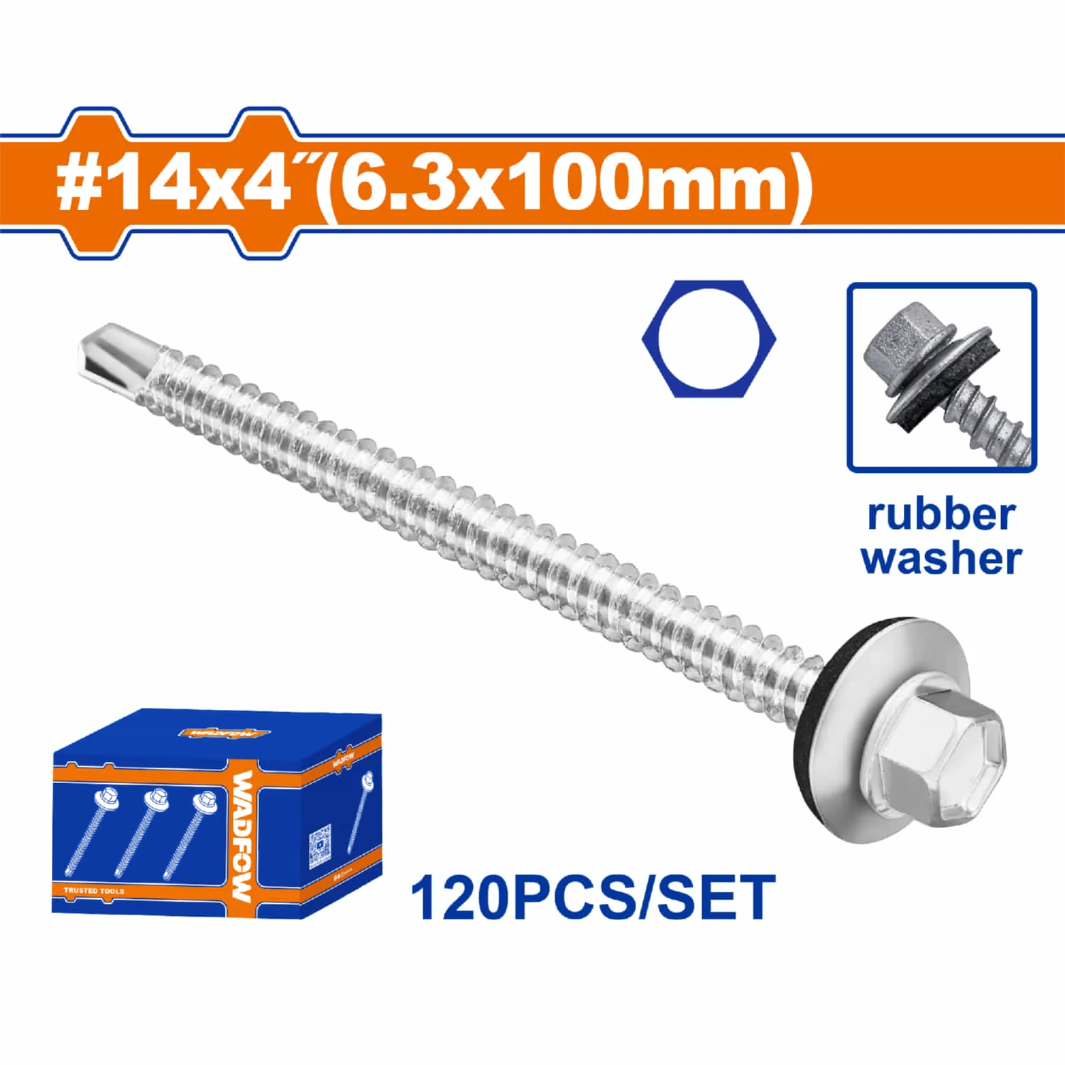 Tornillos Para Techo Hexagonal Autotaladrante Con Arandela De Goma. Zincado. - Image 10