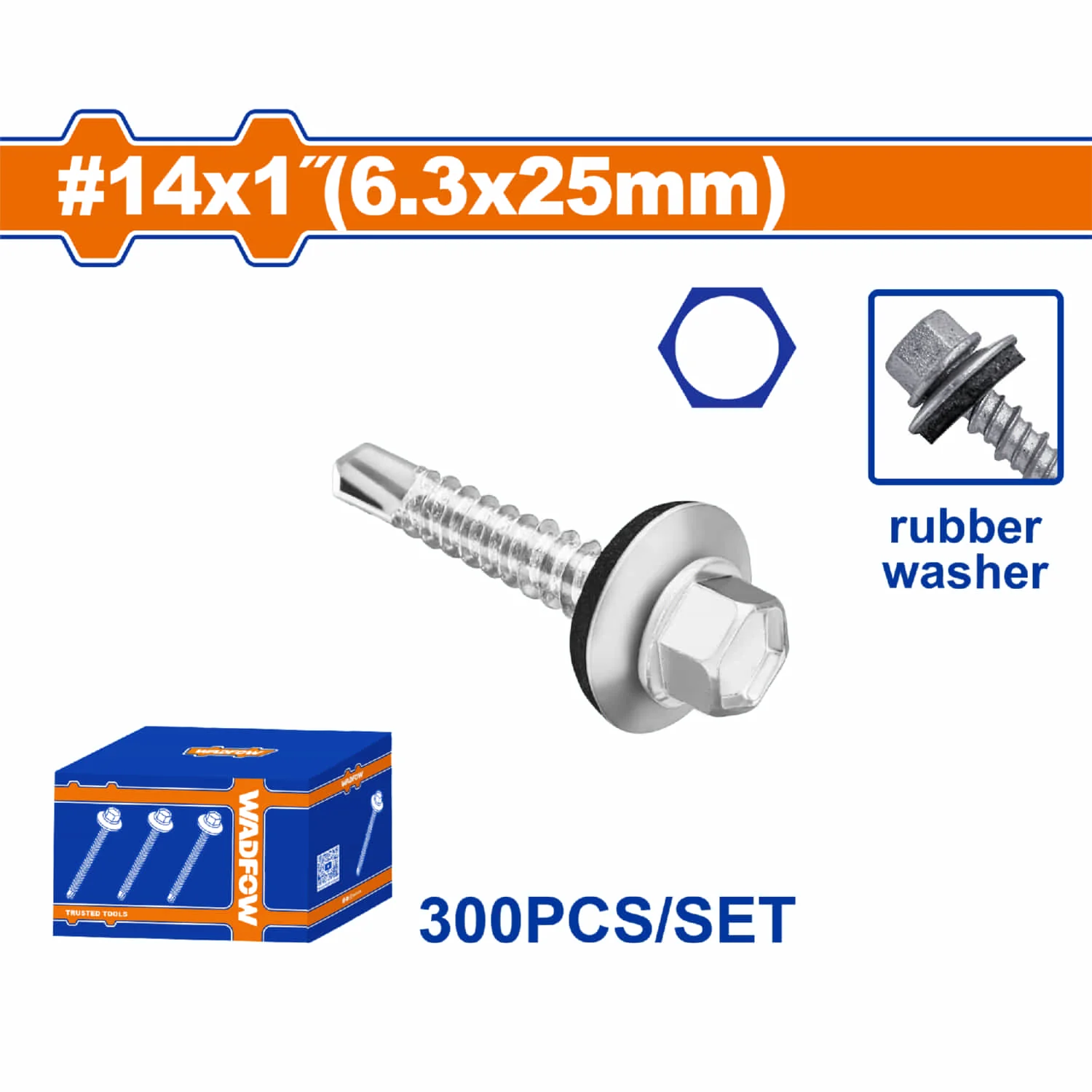 Tornillos Para Techo Hexagonal Autotaladrante Con Arandela De Goma. Zincado. - Image 6