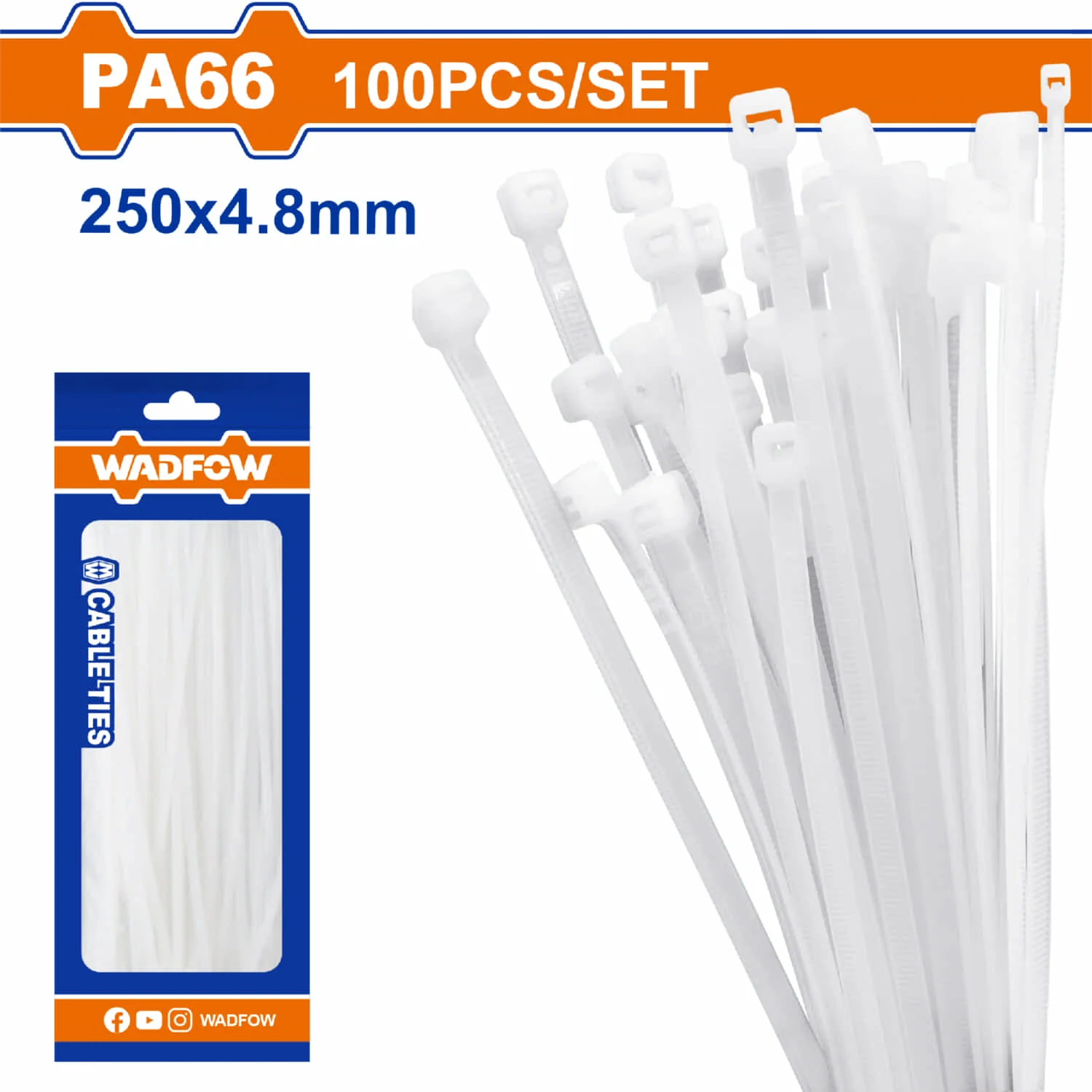 Zunchos Plásticos 100 Piezas. Blanco. Nylon. Se Vende En Set. - Image 5